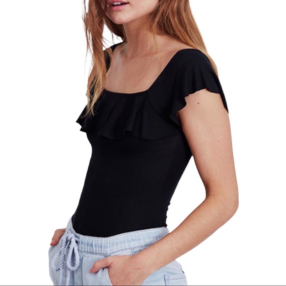 Free People Ruffle Flutter Top - Picture 3 of 13